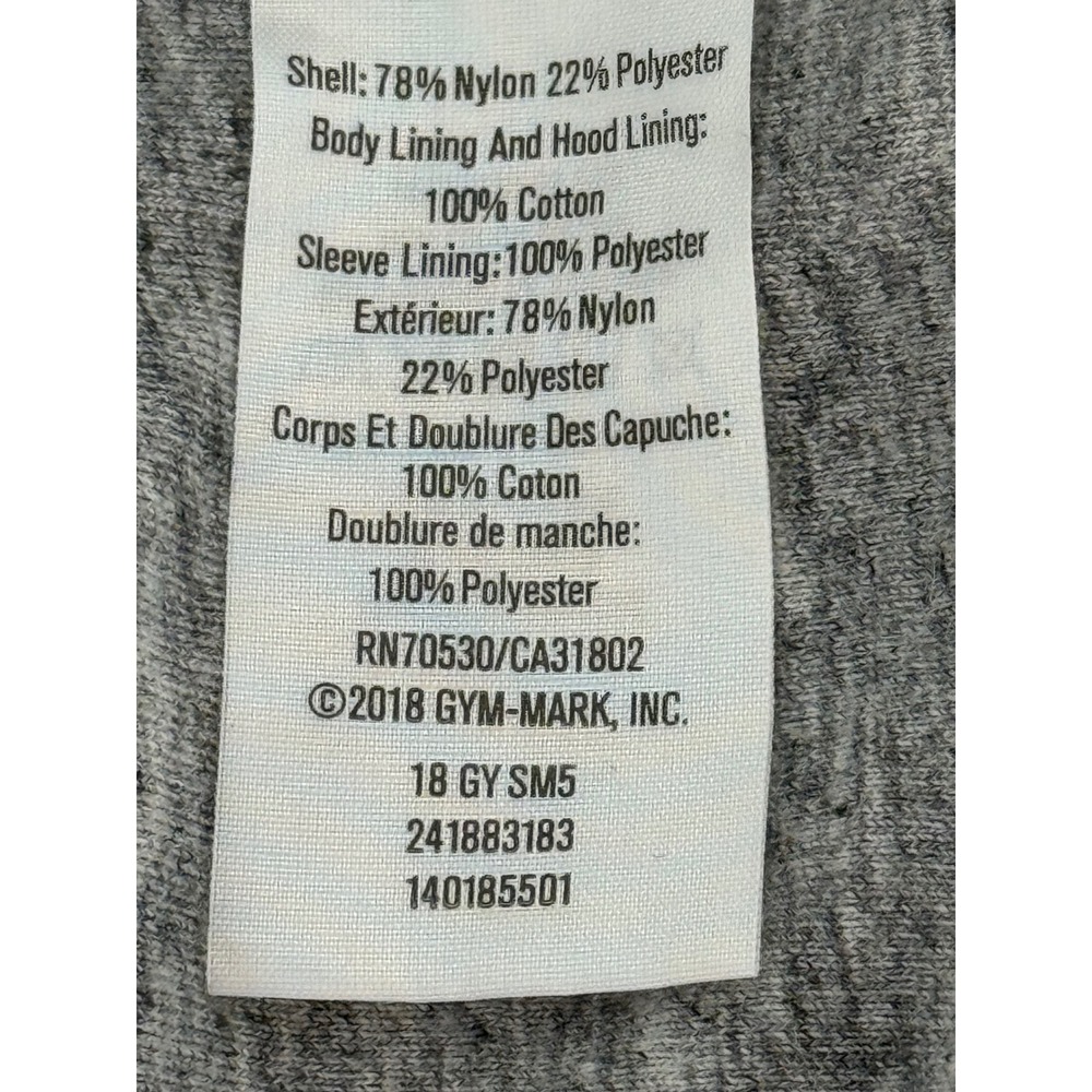 Gymboree Go Outside Boys Blue Heathered Hooded Windbreaker Jacket‎ Sz L 10-12 - Picture 8 of 9